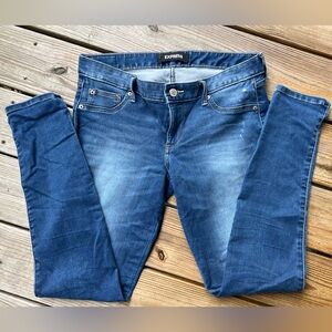 Express Stretch Legging Low Rise Women's Denim Skinny Jeans Size 8L